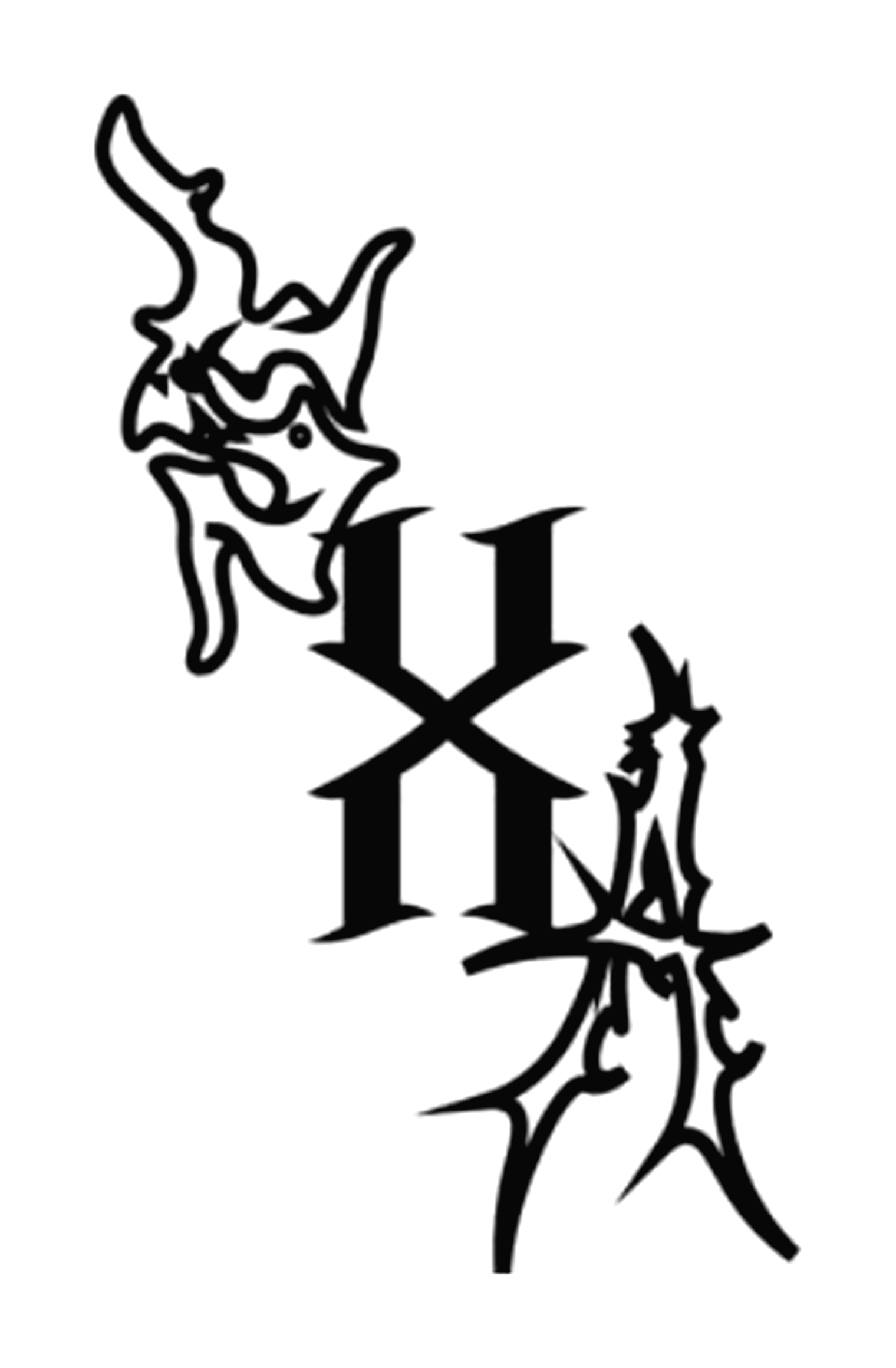 HUASXA gothic dragon emblem